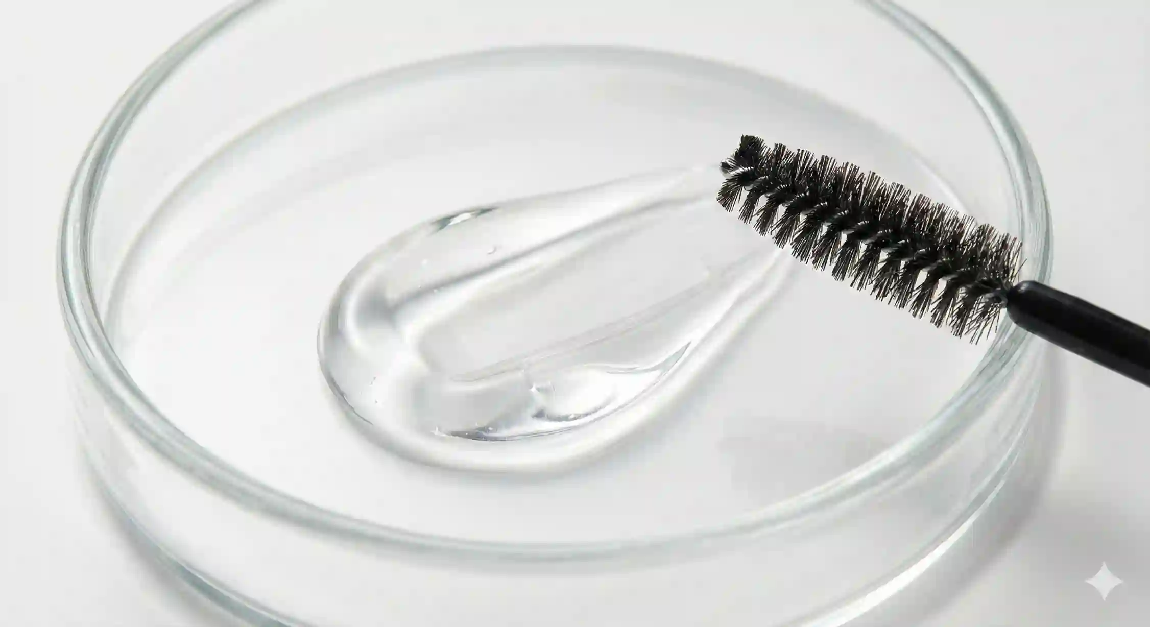 بافت شفاف و باکیفیت ژل ابرو لیفت کننده بدون ایجاد سفیدک روی ابرو.